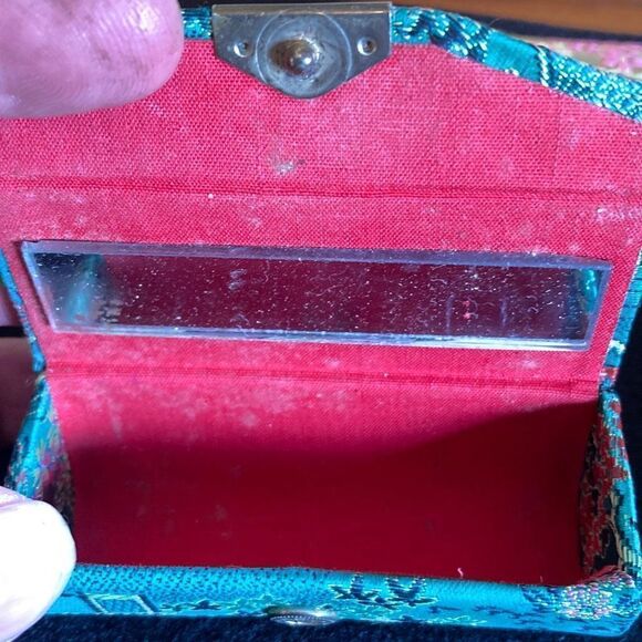 Vintage lipstick cases with mirror From the orient blue one heavily used 6ea - Picture 4 of 13